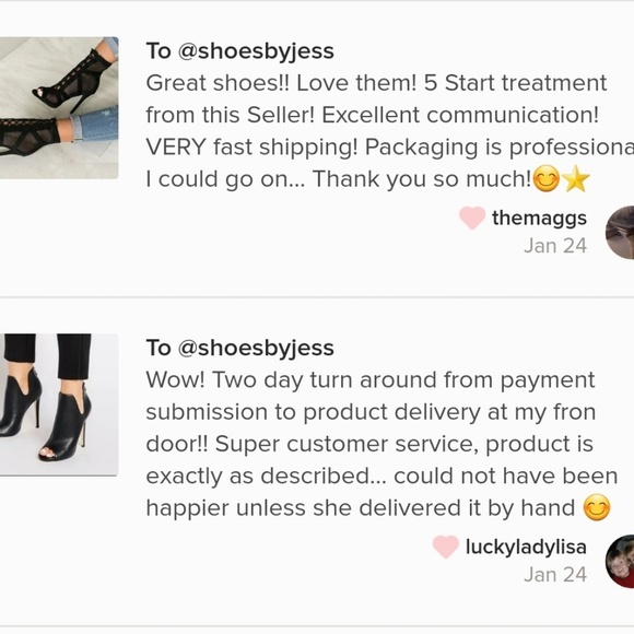 🆕️Chelsea Ankle Boots Black Open Toe High Heels - Picture 4 of 8